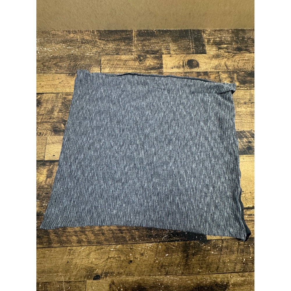 Lululemon Athletica Gray Marled Snap‎ Infinity Scarf Neck Warmer Snood OS